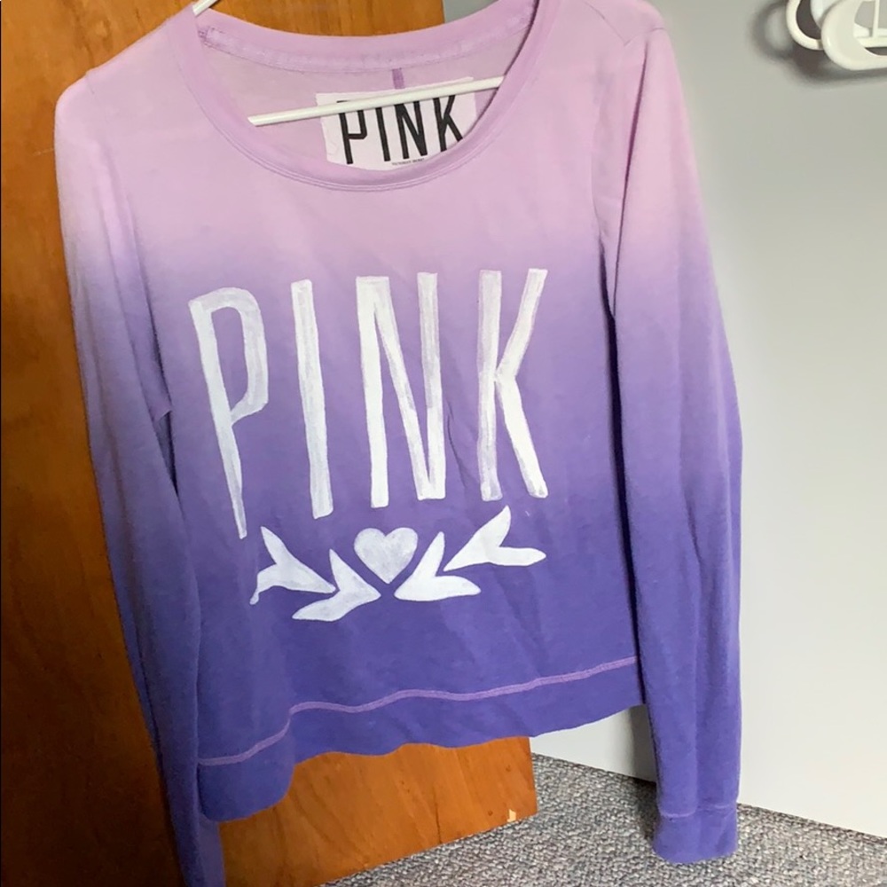 PINK crew neck sweatshirt